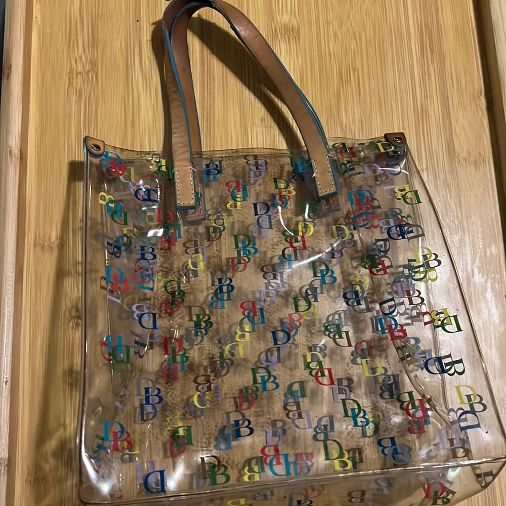 Vintage Dooney & Bourke clear bag